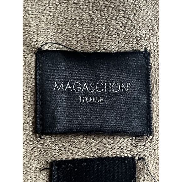 Magaschoni Faux Fur Throw Blanket Brown Tan Leopard Cheetah Thick Plush Jaguar - Picture 5 of 13
